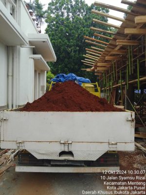 pengangkutan puing renovasi rumah Jakarta